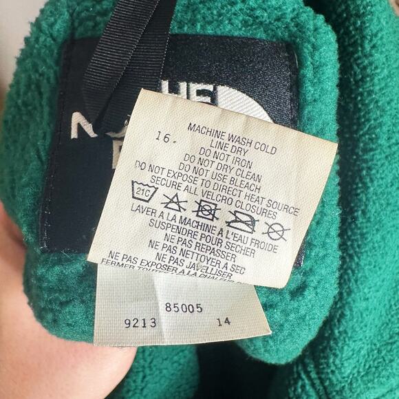 North Face Retro Evergreen Vintage 1995 Denali Fleece Jacket Zip Women Small - Picture 10 of 14